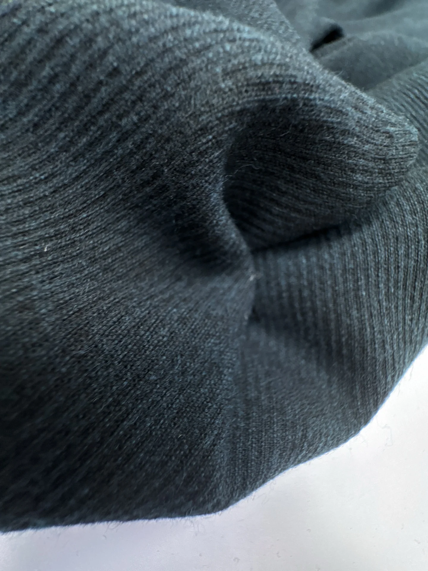 Itališkas mėlynos-juodos spalvos medvilnės tvilas - Image 3